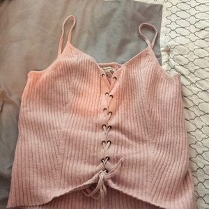 American eagle knit ribbed tank top